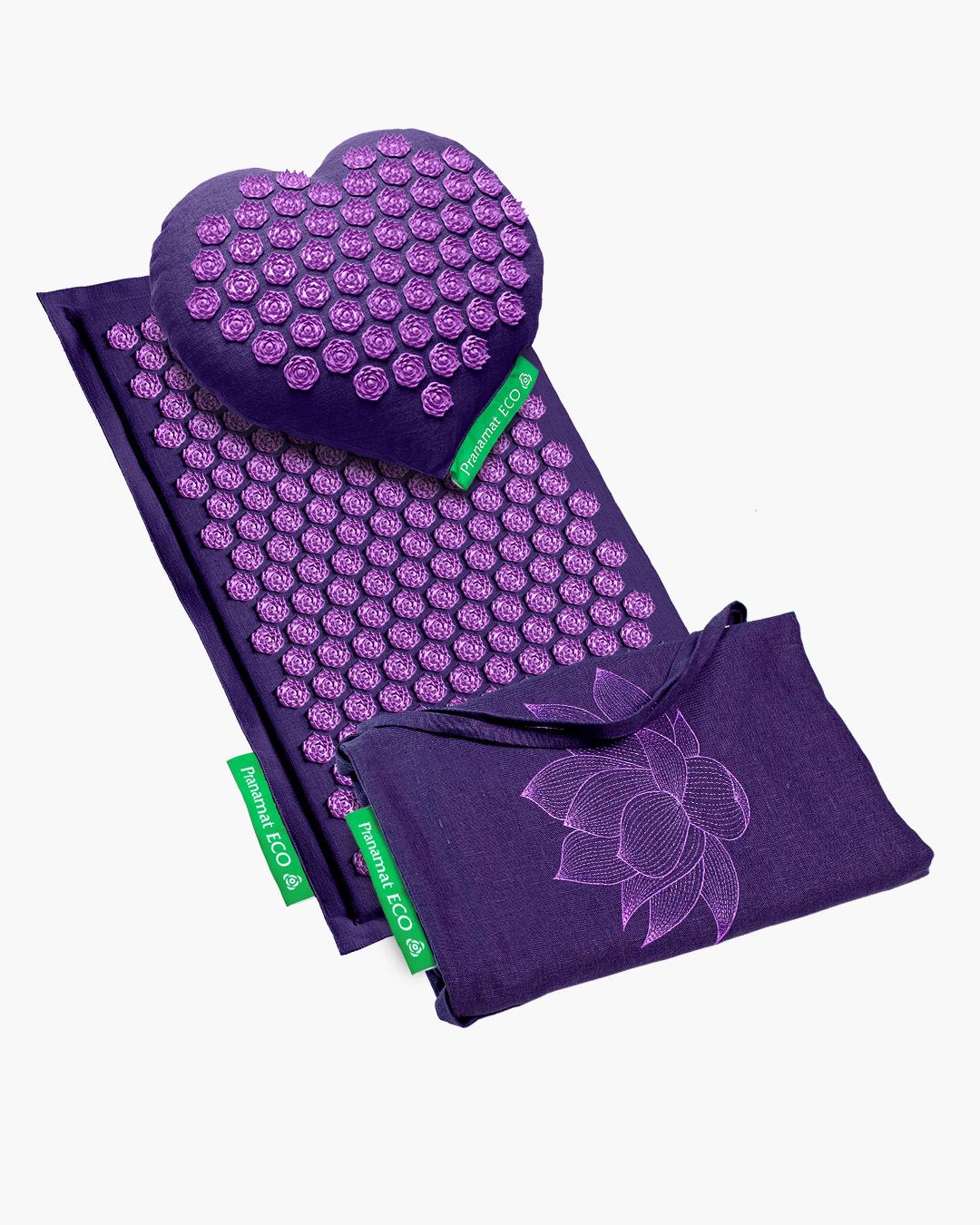 Pranamat Mat + Hart + Grote Tas Violet & Violet