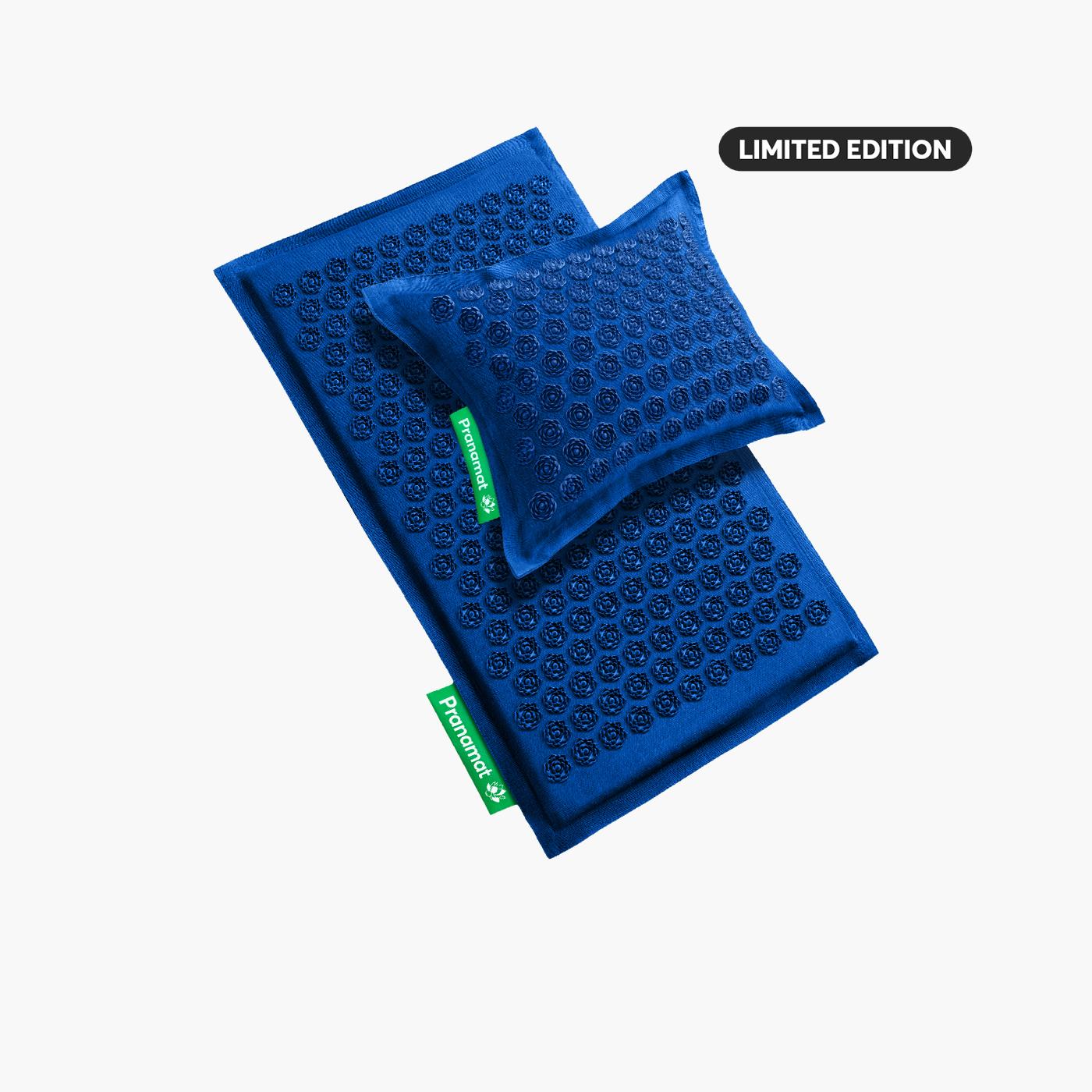 Mat + Kussen (Monaco Blue)